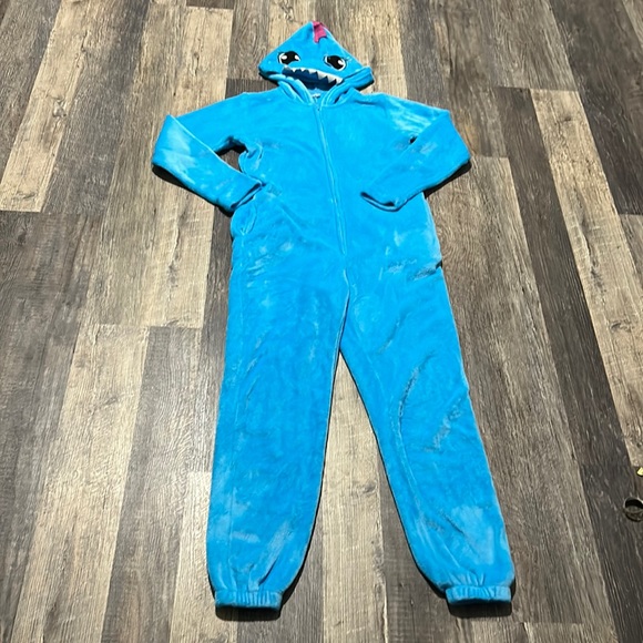 Women's Plush Printed Onesie Hoodie - Cute Critter Design, Micro Fleece, Zipper Front, Ultra Cozy